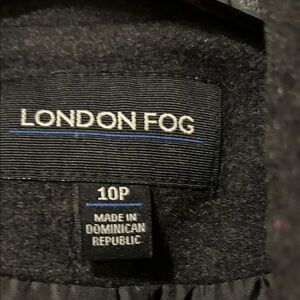 London Fog Classic Black Outerwear